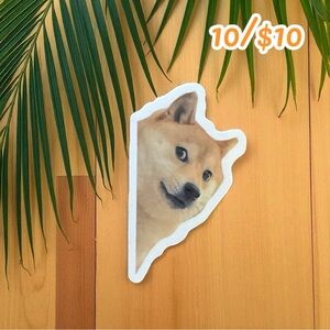 Doge Vinyl Sticker – Funny Meme Dog Design